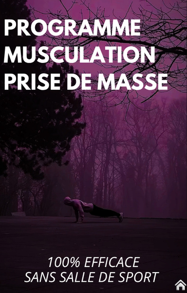 Programme musculation pour prise de masse sans salle de sport