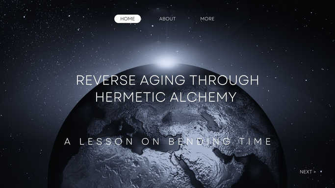 Reversing Aging through Hermitic Alchemy
