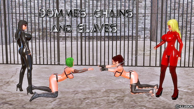 Dommes chains and slaves