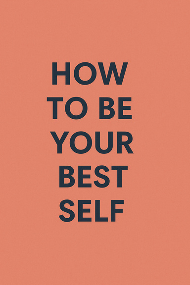 how to be your best self