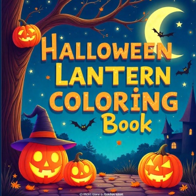 Halloween Lantern Coloring Book