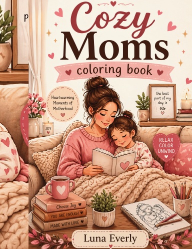 Cozy Moms coloring book