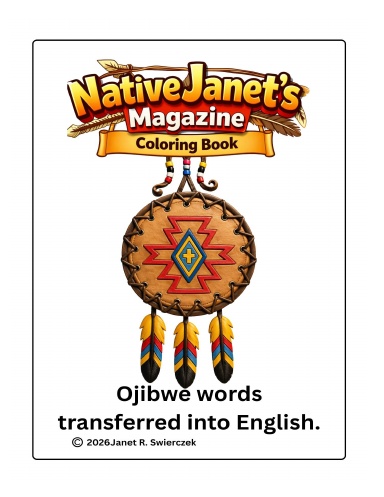 Native Janet's Magazine Coloring Book