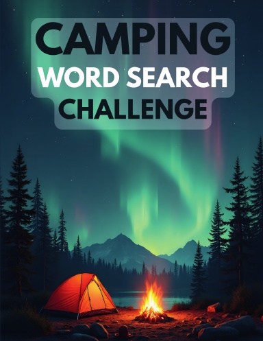 Camping Word Search Challenge (Coil Bound)