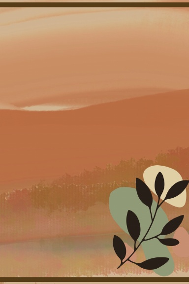 Desert Landscape Lined Spiral Notebook