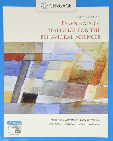 Essentials of Statistics for the Behavioral Sciences (MindTap Course List) 10th Edition