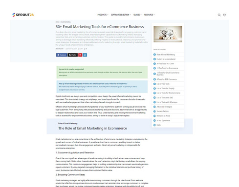 Maximizing eCommerce Success with Email Marketing