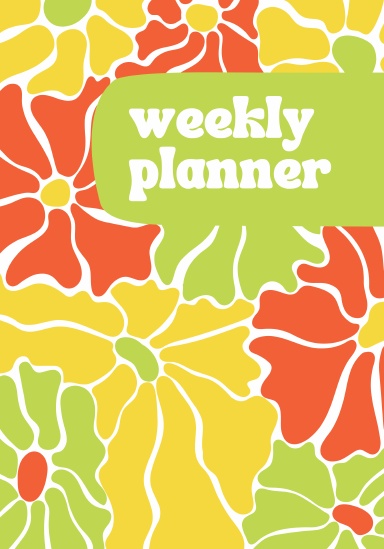 Simplified Weekly Activity Planner