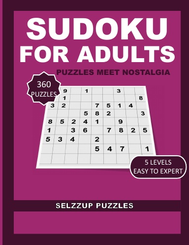 Sudoku 2025: 360 Puzzles for Adults and Seniors