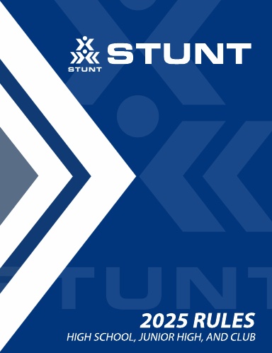 2025 STUNT Rules Book - High School, Junior High, and Club (Coil Bound)