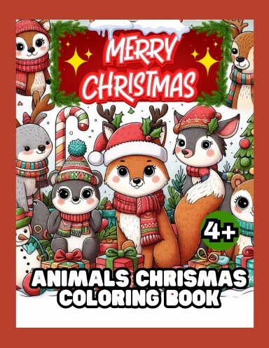 Animals Chistmas Coloring Book