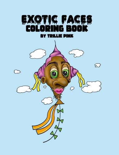 Exotic Faces coloring book