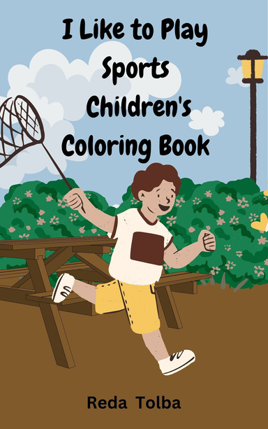 I Like to Play Sports: Children's Coloring Book