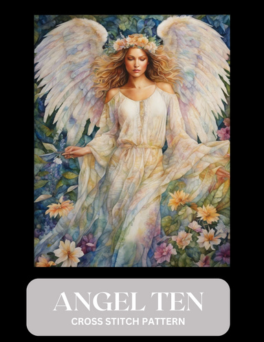 ANGEL TEN CROSS STITCH PATTERN