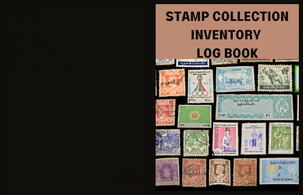 STAMP COLLECTION INVENTORY LOG BOOK