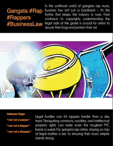 Gangsta #Rap #Rappers #BusinessLaw