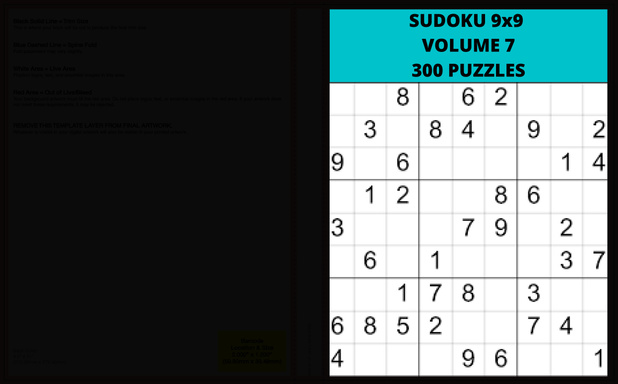 SUDOKU 9x9 VOLUME 7   300 PUZZLES  : 375 PAGES