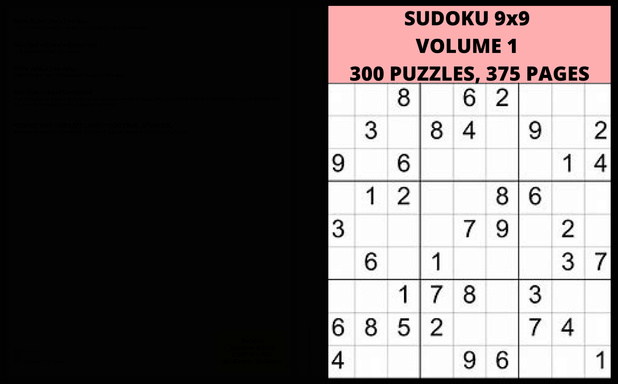 300 Sudoku Puzzles |300 Solutions to the 300 Sudoku Puzzles| Improve your Problem Solving Skills and Puzzle Solving Ability |One Puzzle per Page | 375 Pages | Puzzles for Kids, Teenagers, Youths & Adults