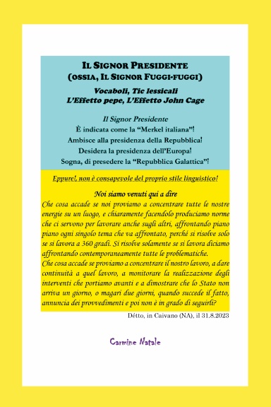 Il Signor Presidente