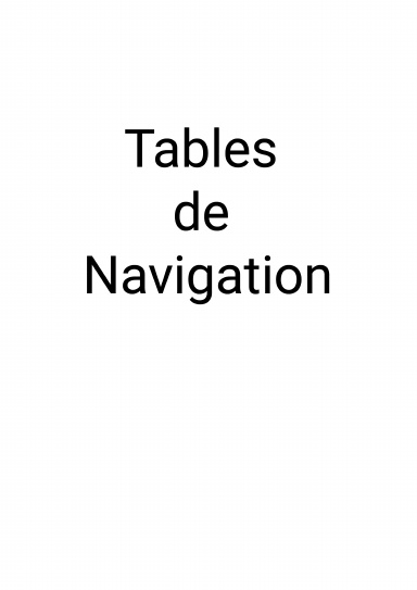Tables de Navigation