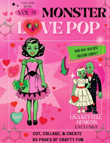 Monster Love Pop Collage