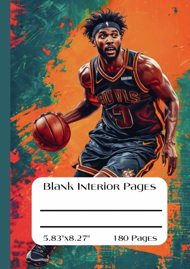 Blank Interior Pages, 5.83"x8.27",180 Pages