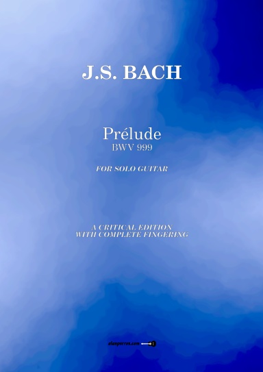 J.S. BACH - Prélude BWV 999