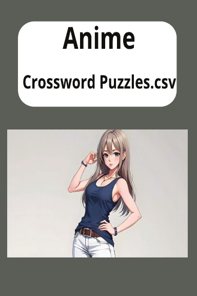 Anime Crossword Puzzle