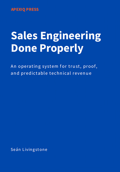 Sales Engineering Done Properly