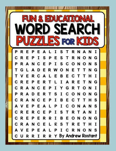 Fun & Educational Word Search Puzzles for Kids