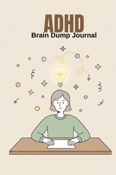 ADHD Brain Dump Journal | Minimalist Cover