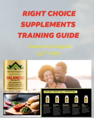 Right CHOICE Supplements Training Guide