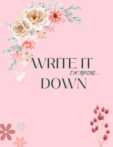 Write it down