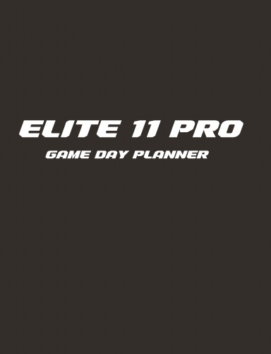 Elite 11 Pro Game Day Planner Hard Cover