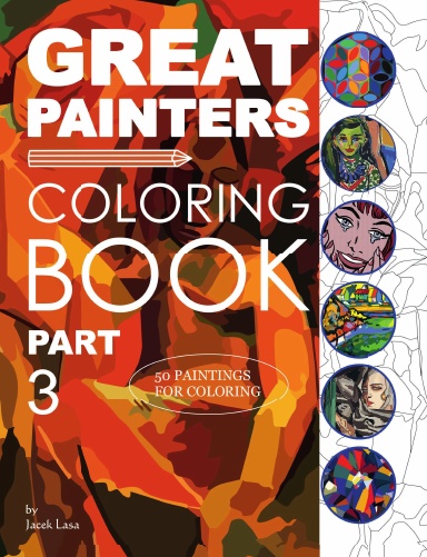 Great Painters Coloring Book part 3