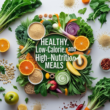 Healthy, Low-Calorie, and High-Nutrition  Meals