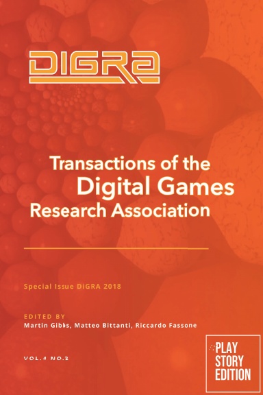 ToDiGRA: Special Issue DiGRA 2018, Vol.4, No.3