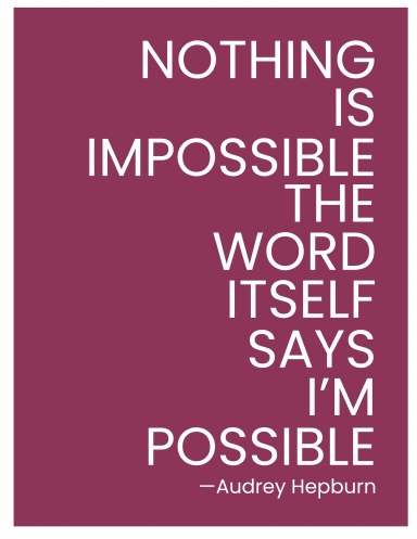 Nothing is Impossible - Dot Journal