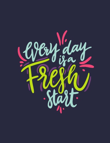 Every Day Is A Fresh Start Journal MINI