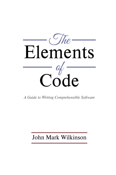 The Elements of Code