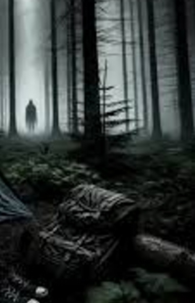 The shadows beyond the trees