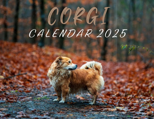 Corgi Calendar 2025