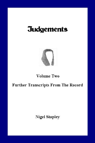 Judgements Volume Two