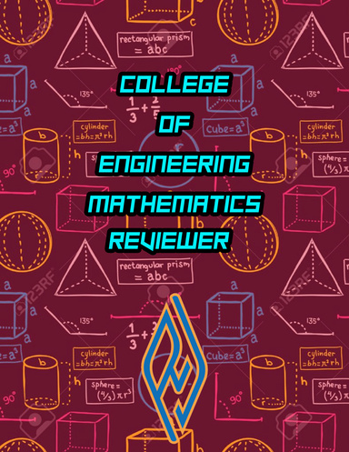 College Of Engineering Mathematics Reviewer
