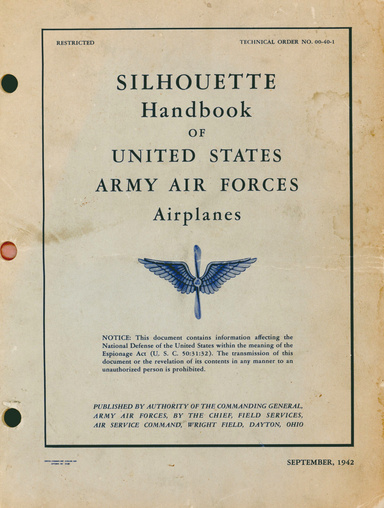 Silhouette Handbook of United States Army Air Forces Airplanes