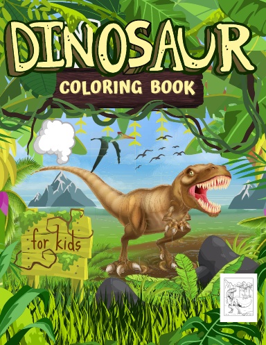 dinosaur coloring books for kids ages 4-8: Dinosaur Coloring Book