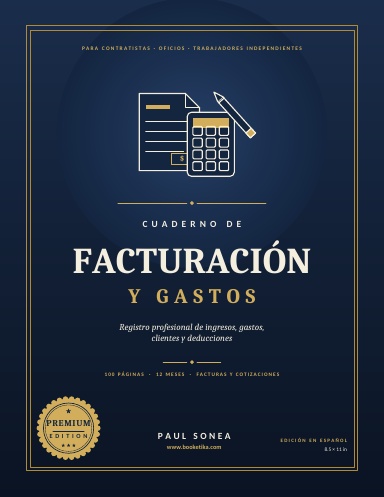 CUADERNO DE FACTURACIÓN Y GASTOS