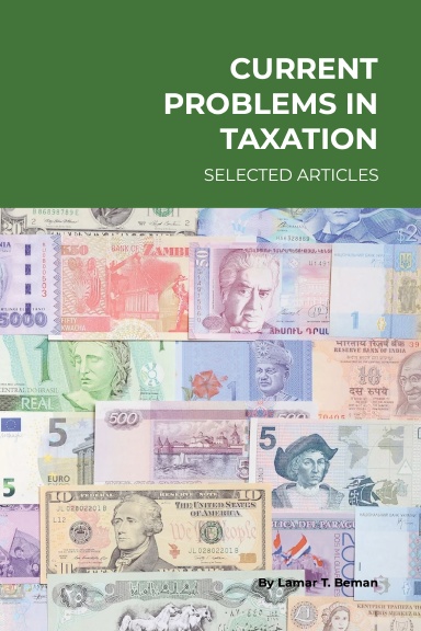 Current Problems in Taxation