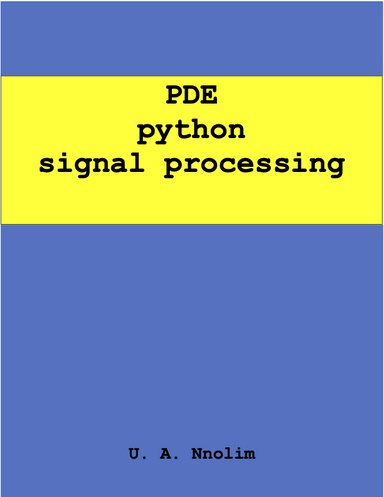 PDE python signal processing