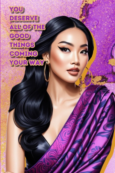 You Deserve the Good: Inspirational Notebook 6x9